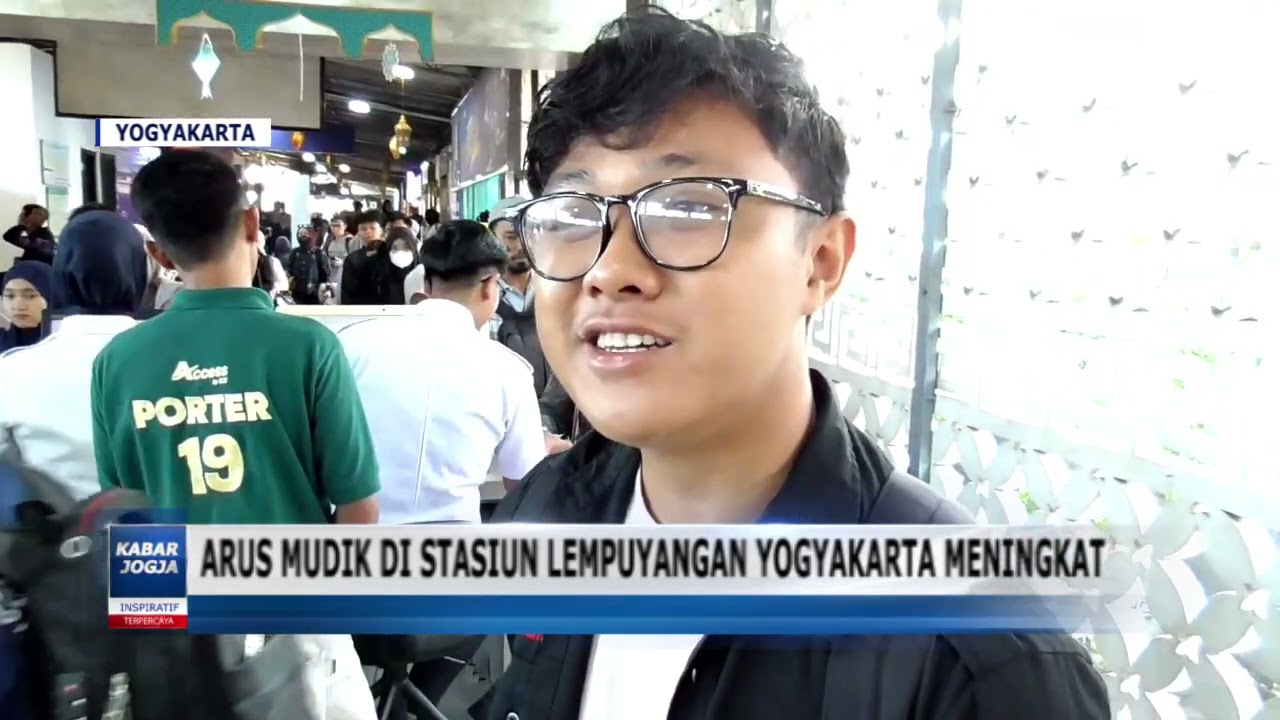 ARUS MUDIK DI STASIUN LEMPUYANGAN YOGYAKARTA MENINGKAT