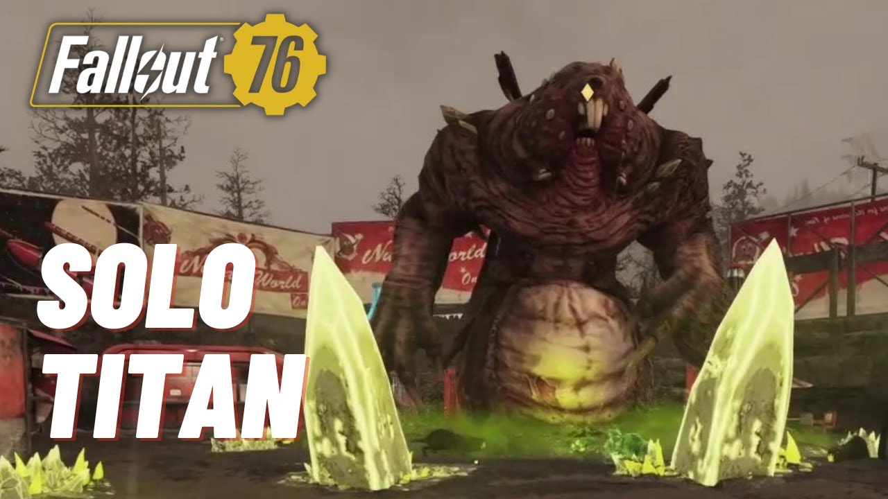 Fallout 76 PTS - Solo Attempt UC Titan - It's Fun!