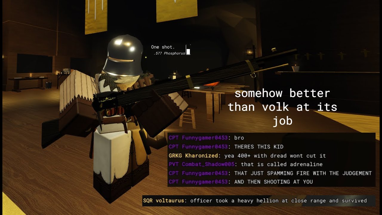 somehow a better sniper rifle than volk? - grave/digger