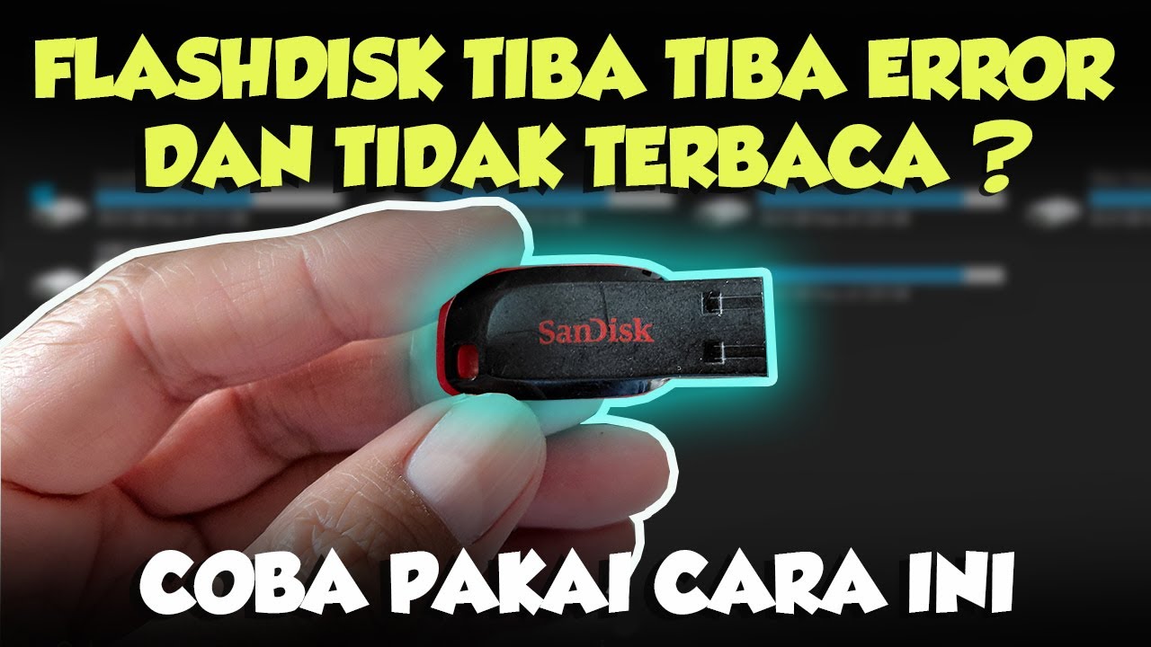 Flashdisk di Colok Berbunyi Tapi Tidak Terbaca? Begini Cara Mengatasinya..