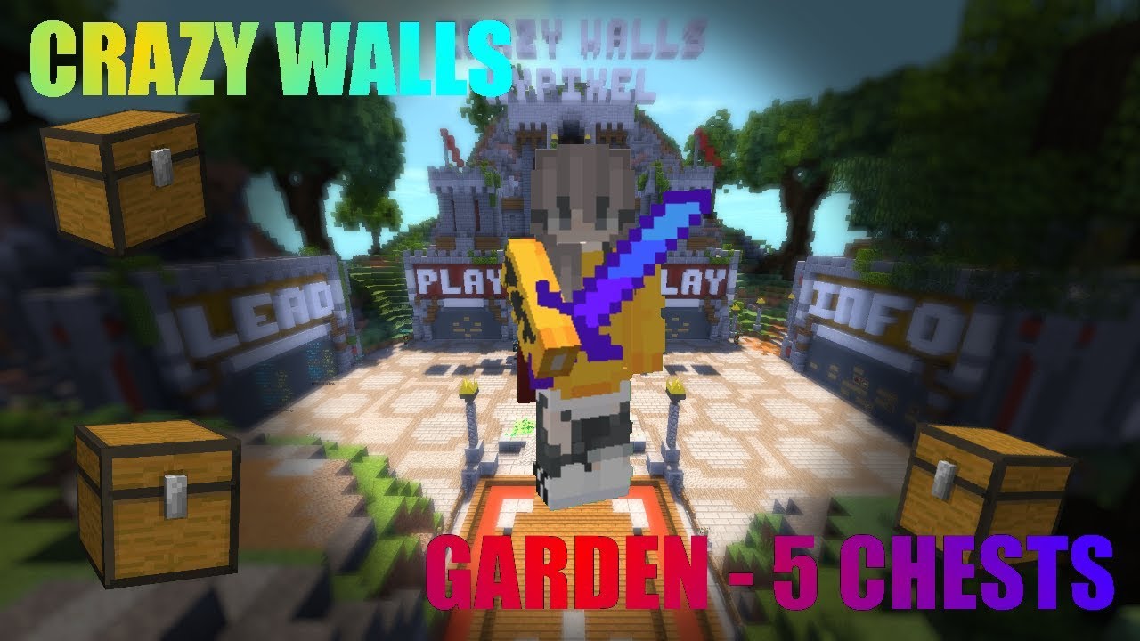 CrazyWalls #2 | All chests on garden