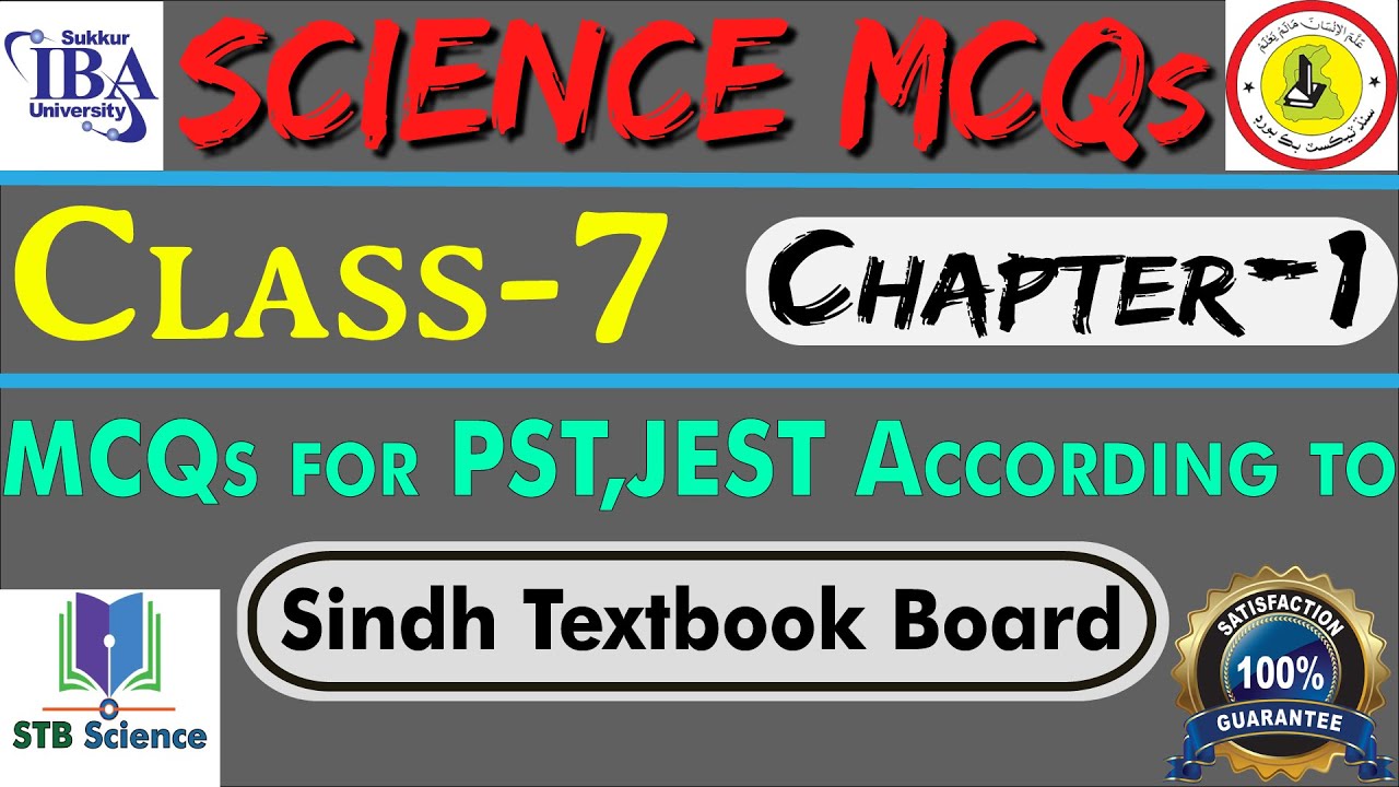 Science Class 7 Chapter 1 I MCQs for PST,JEST I STB Science I MCQs of Science Class-7 Chapter-1