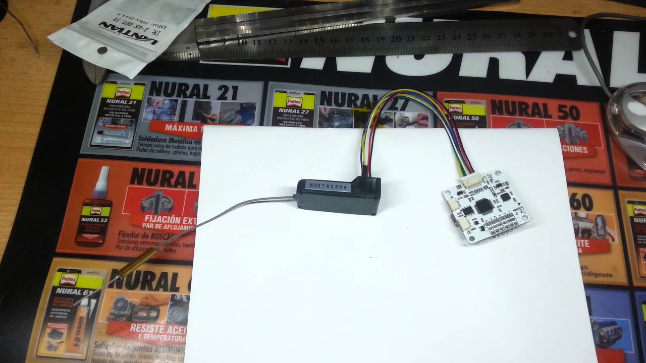 Montaje Drone QAV250 Apendice 2 -Conexion cc3d receptor