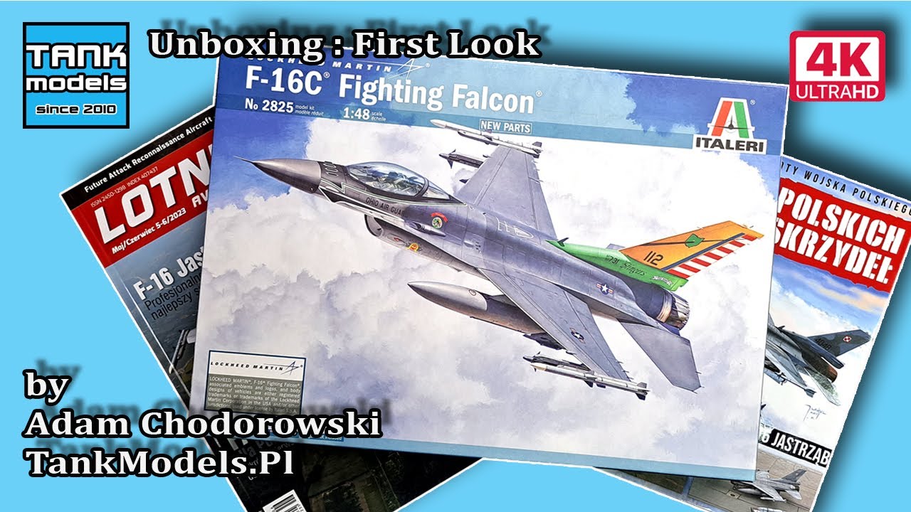 Unboxing 193 - F-16C Falcon/Jastrząb Block 32/42/52/52+ - Italeri 2825
