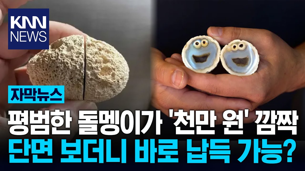 돌멩이 하나에 무려 '천만 원' 단면 보더니 문의 쇄도 왜? / KNN