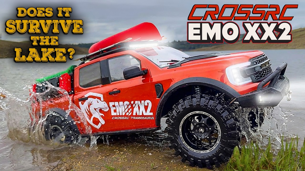 Survive the Lake???  Cross RC EMO XX2 1/5 RC Crawler