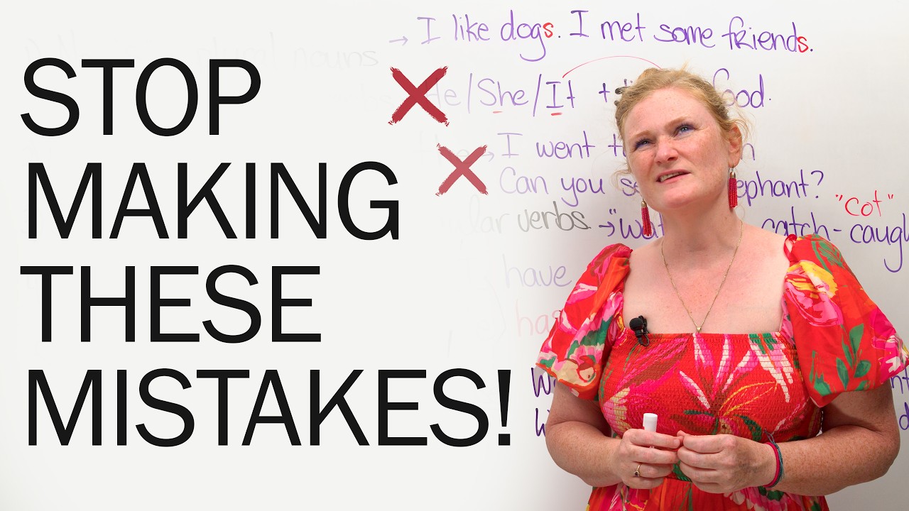 The TOP 5 English Mistakes I See