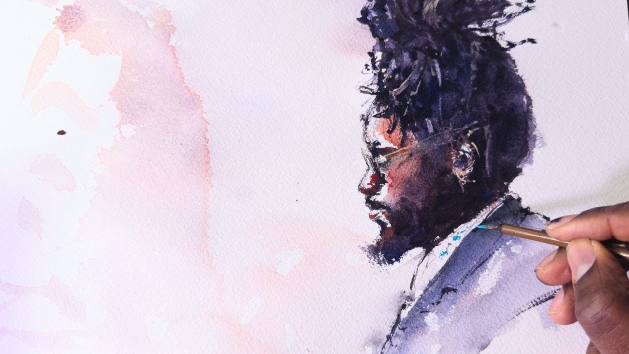 comment Peindre les peaux noires foncées à l’aquarelle
