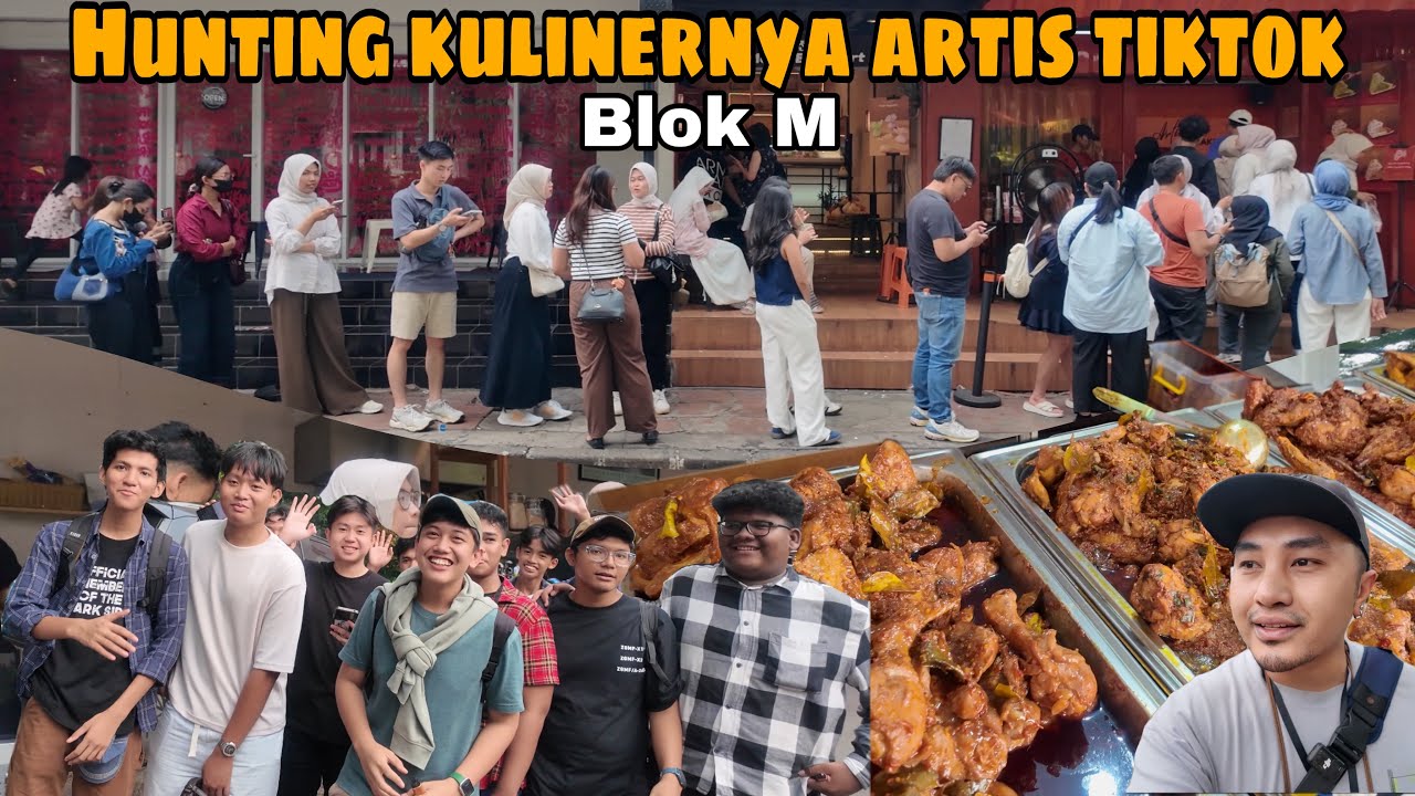 Banyak Banget Makanan Viral di Blok M Hub || Hunting Street Food Kuliner artis Tiktok