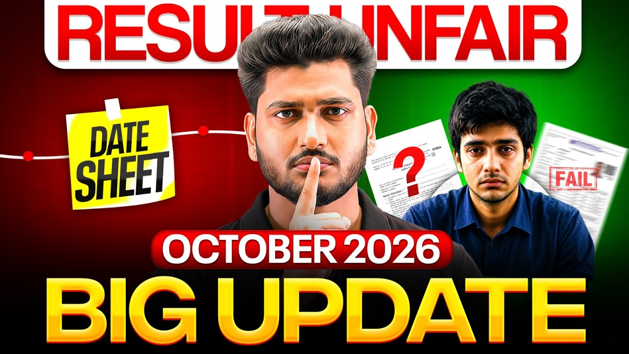 NIOS Big Update 🔥 October 2026 Date Sheet, TMA & Result Unfair?
