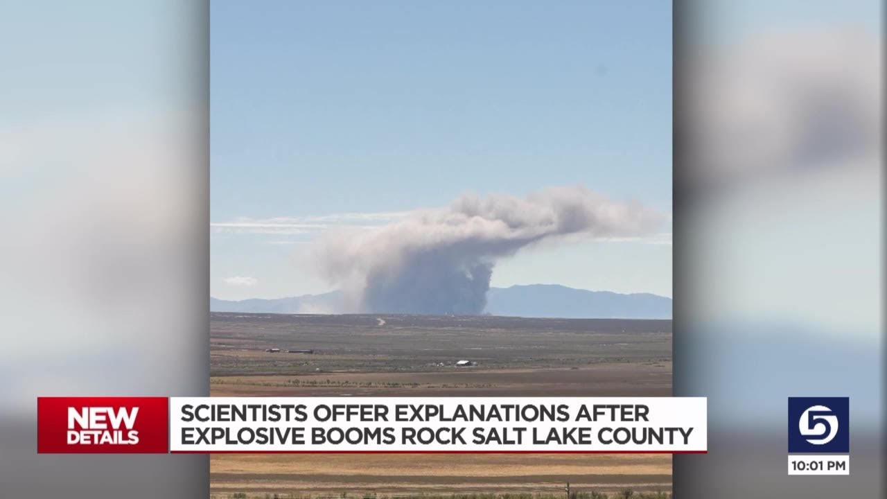 Audio engineer offers explanations why Tooele explosive booms rocked Salt Lake County