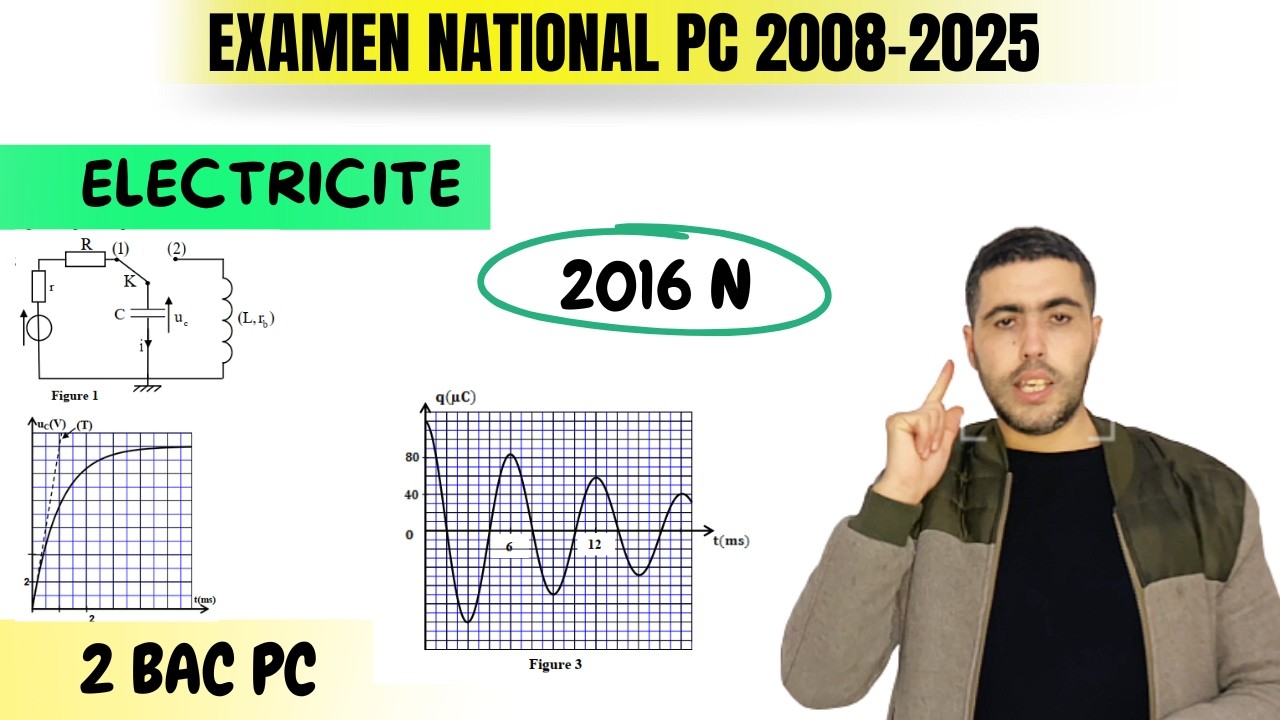 2 BAC PC SM -Electricité  Extrait Examen National PC 2008–2025 | 2BAC PC2016 normale