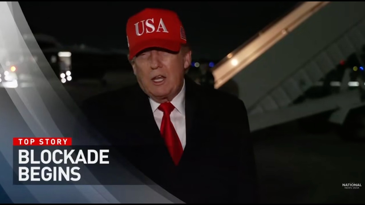 President Trump sets up blockade of Iran's port