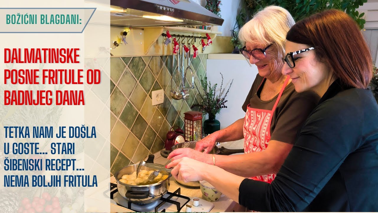 🎄❄️Posne dalmatinske FRITULE.  Kako spremiti tradicionalne fritule za Badnji dan?❄️🎄