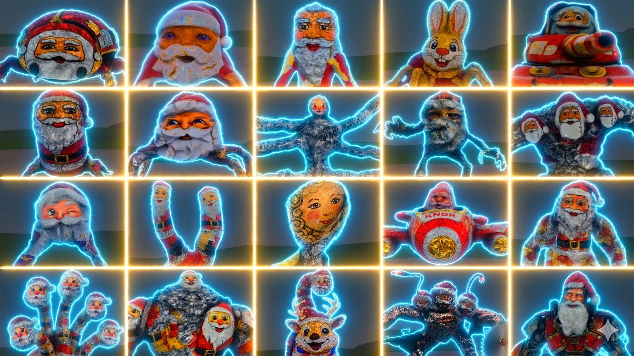 Who Is The Strongest All Goo Goo GaGa Santa GOD Memes Team in Garry's Mod