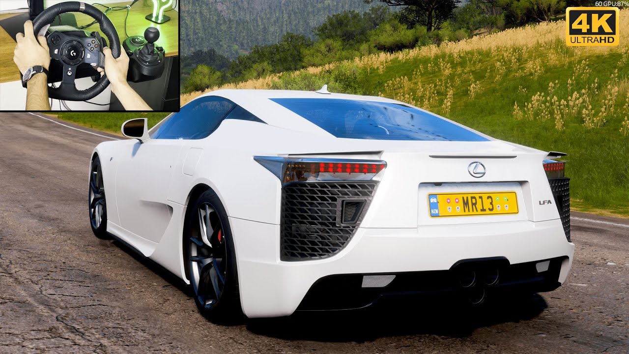 Lexus LFA - Forza Horizon 5 | Logitech G920 steering wheel gameplay