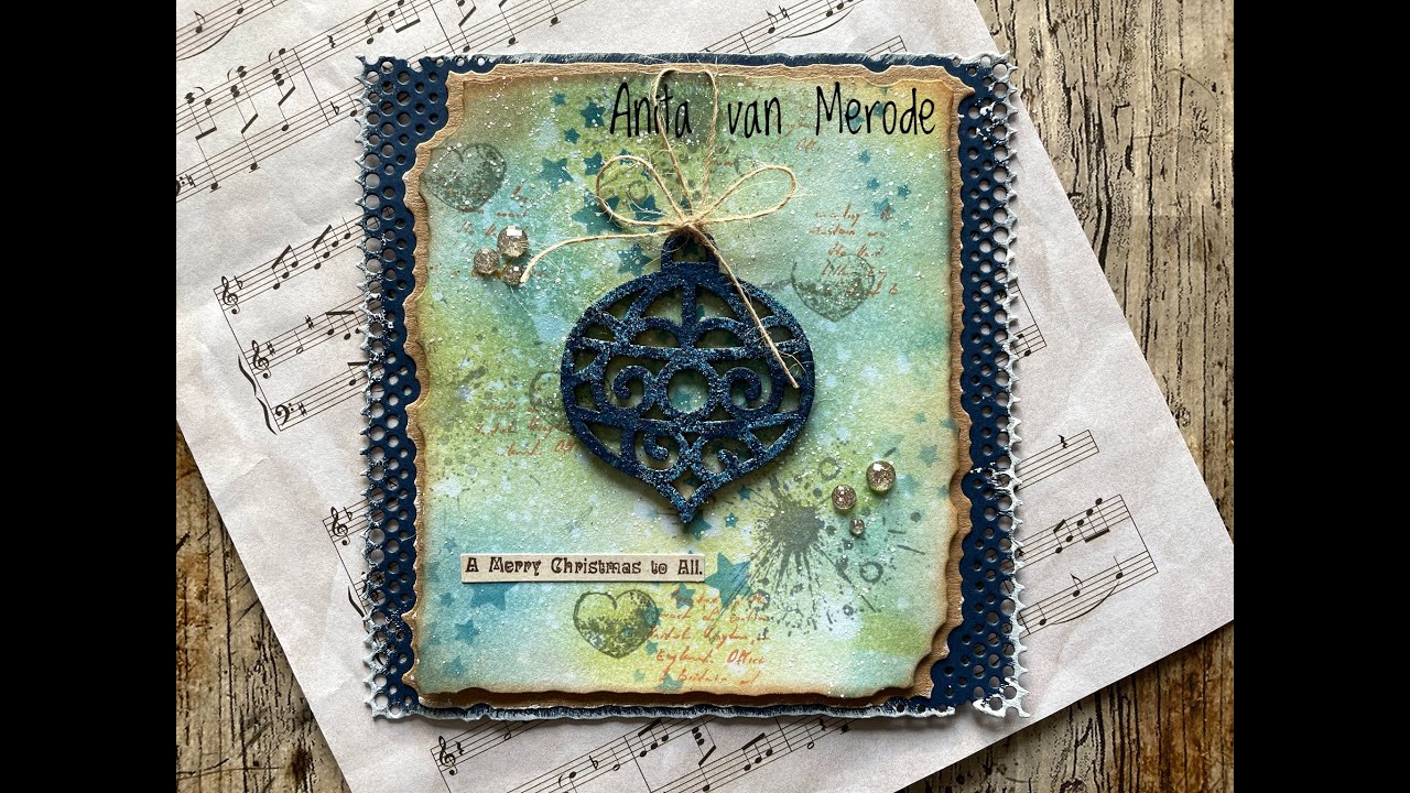 Mixed Media Tutorial - Christmas Card
