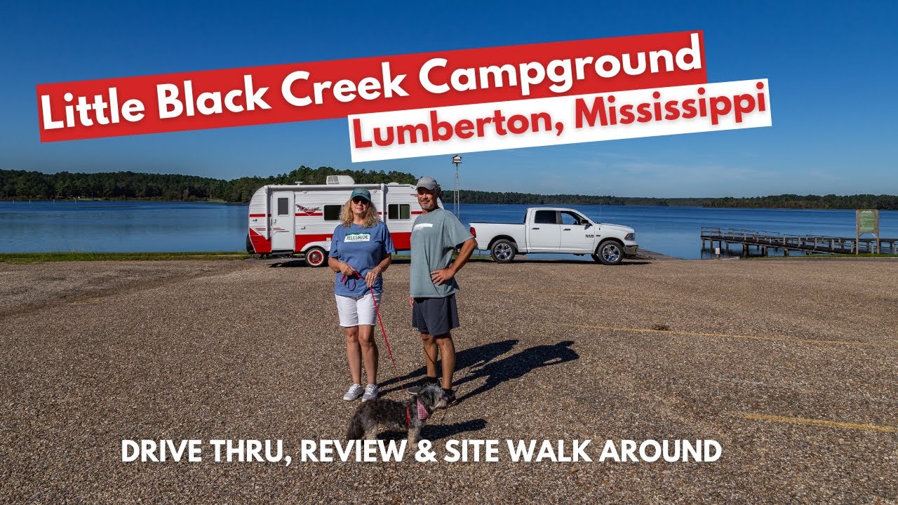 RV Camping at Little Black Creek Campground in Lumberton, Mississippi