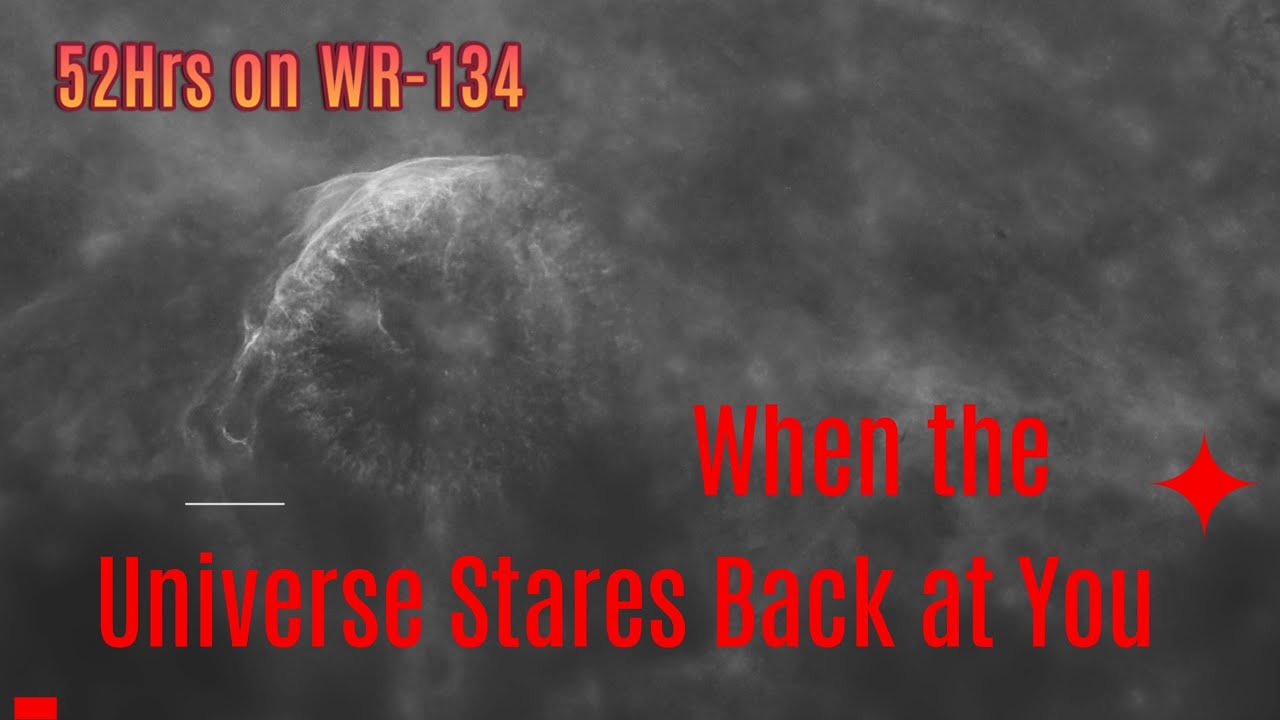 When the Universe Stares Back at You:  52hrs on Wolf-Rayet 134