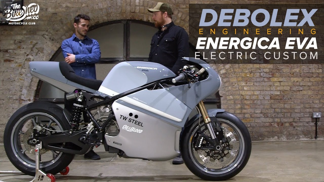 DeBolex and Energica Eva - 145hp custom electric motorcycle