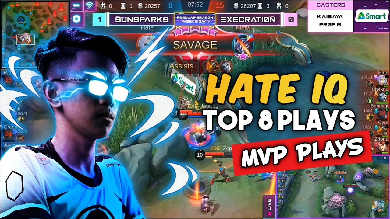 MVP PLAYS: HATE TOP 8 PLAYS OF THE WEEK