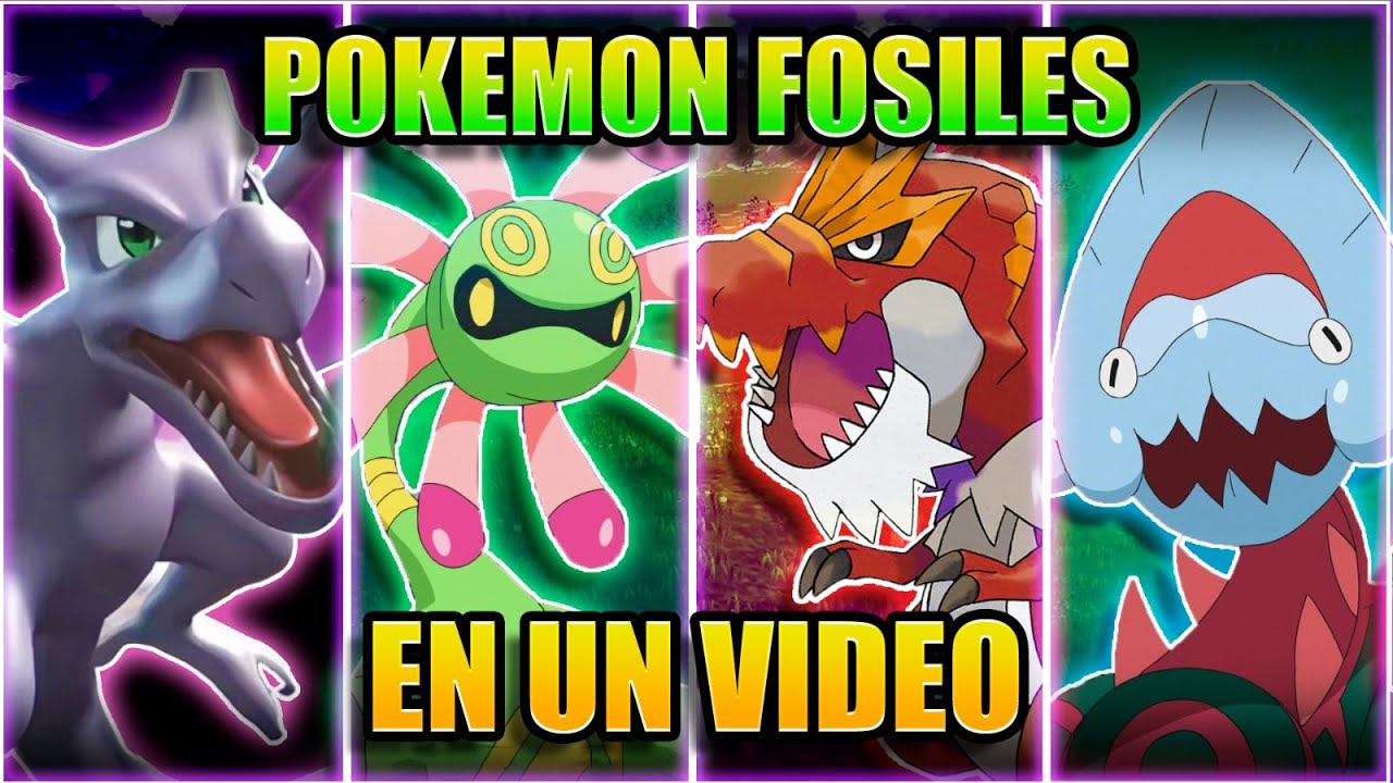 TODOS LOS POKEMON FÓSILES EN UN VIDEO