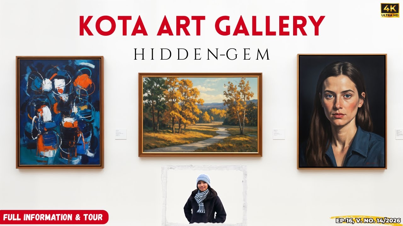 Kota Art Gallery का जादू 😍 | Art Gallery Kota : Beautiful Paintings | Kota Tourist Place | Kota Tour