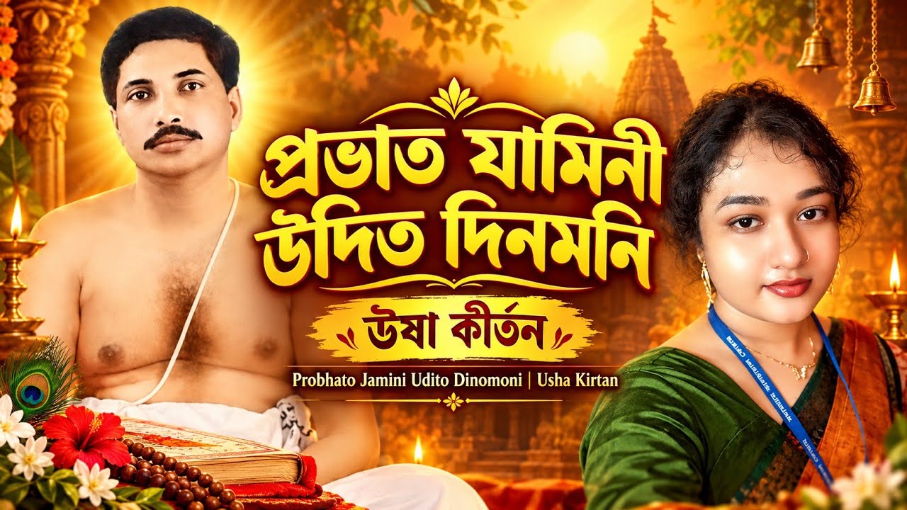 প্রভাত যামিনী উদিত দিনমনি| Probhato jamini udito dinomoni | ঊষা কীর্তন | Usha kirtan