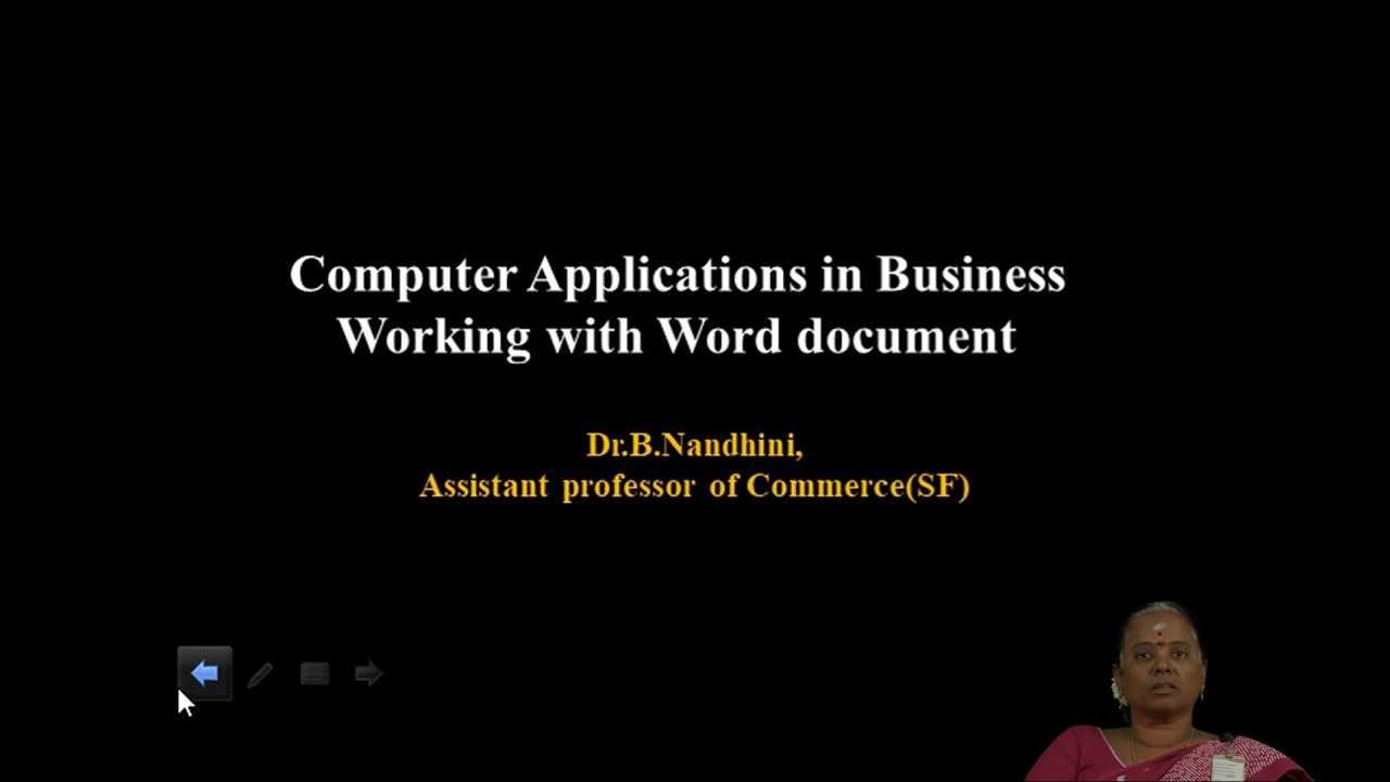 Применение компьютерных технологий в бизнесе. Работа с документами Word.