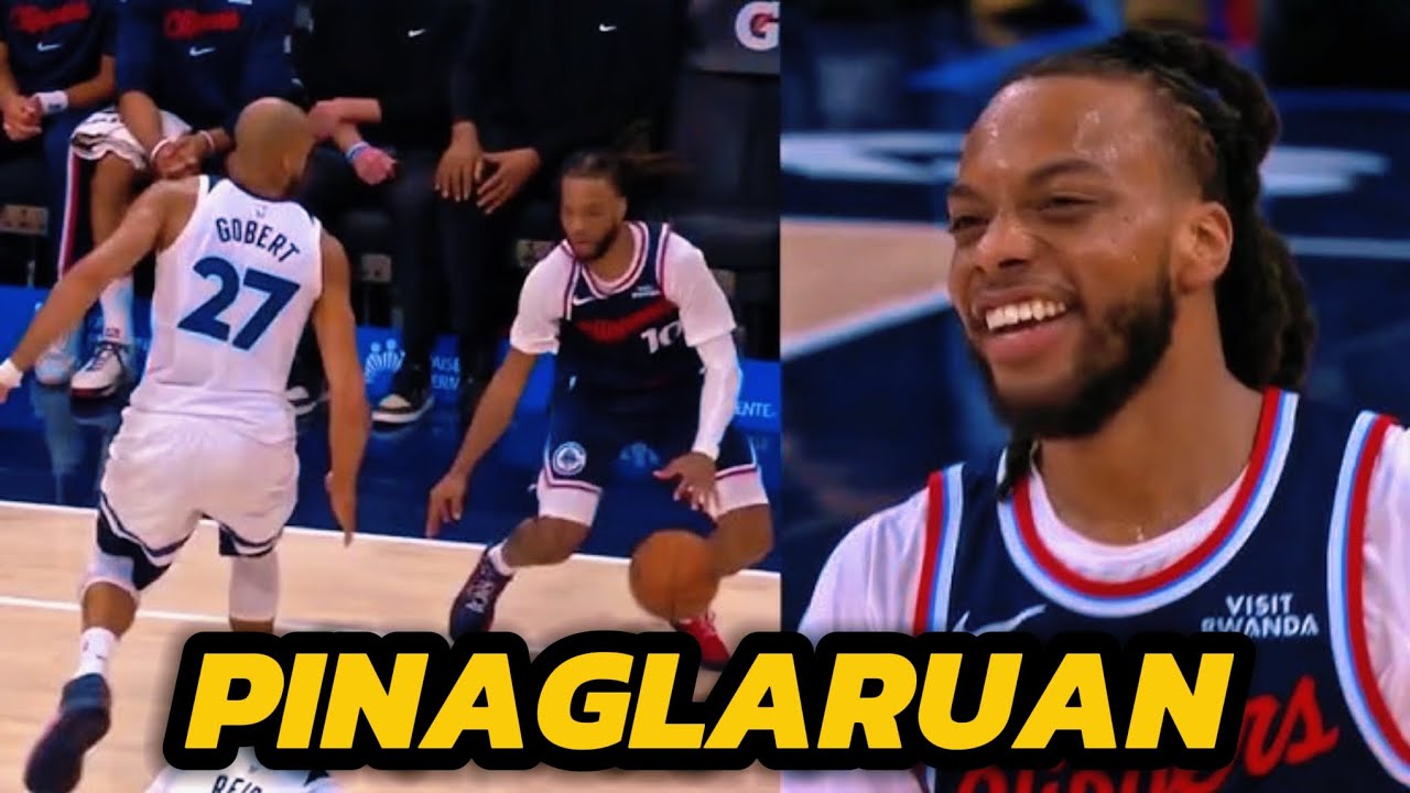 Si Darius Garland, Pinagmukhang Ewan si Rudy Gobert!