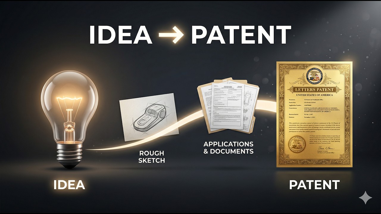 Patent Process Explained 🌍 | From Idea to Grant (Global + India)
