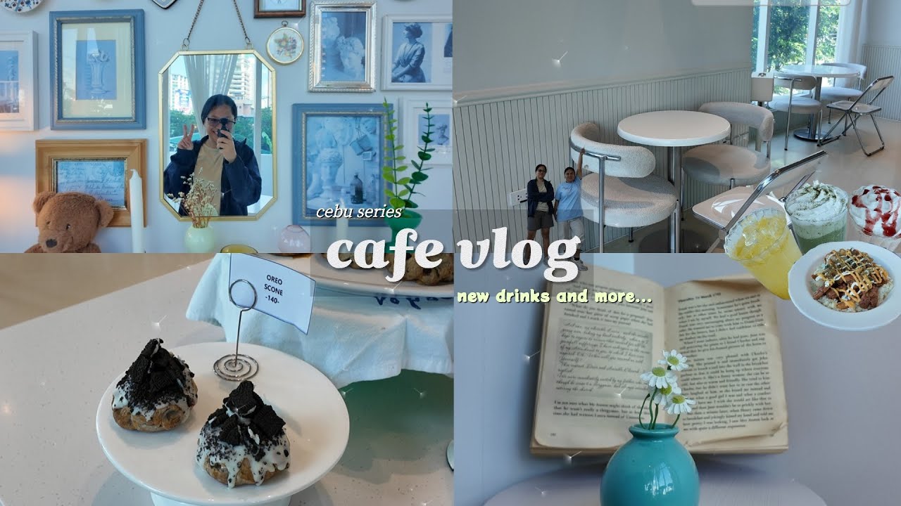 Slice of life: aesthetic cafe in cebu city vlog | Stamp Coffee | korean cafe vlog | 🇵🇭