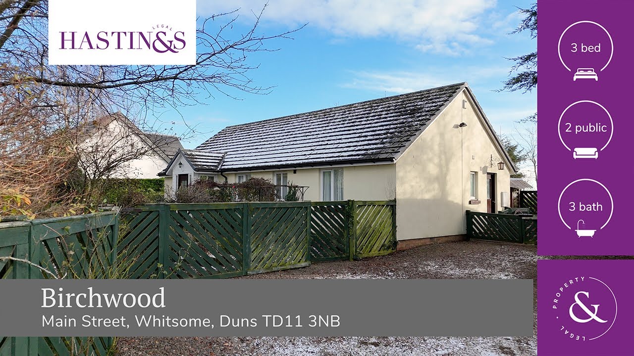 Birchwood, Main Street, Whitsome, Duns TD11 3NB - Video Tour