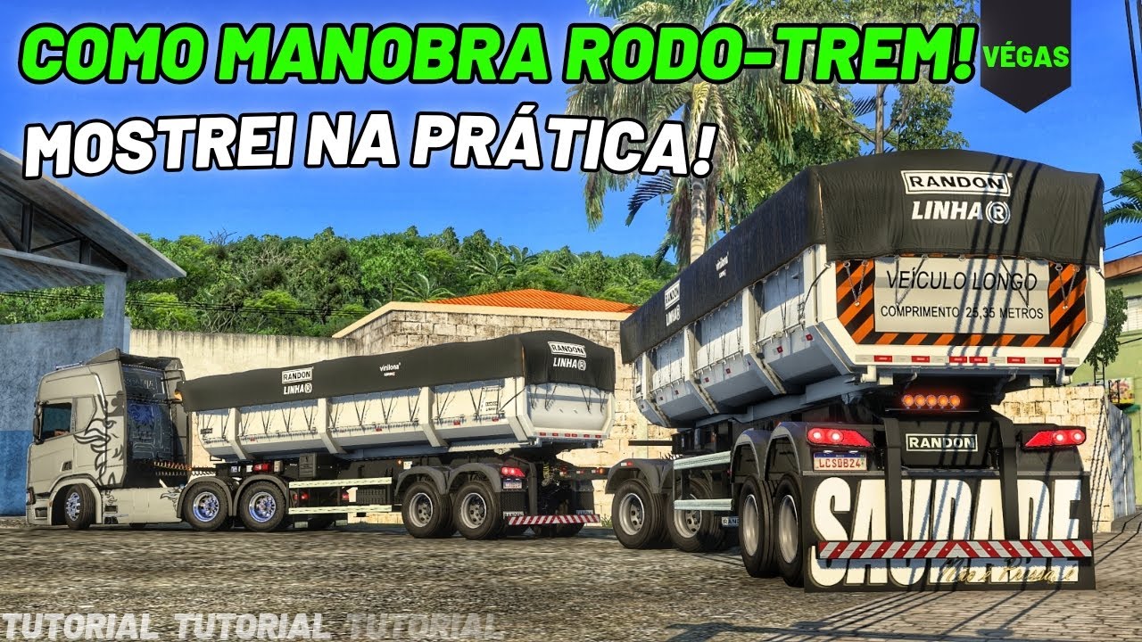 COMO MANOBRAR RODOTREM - mostrei na prática! TUDO QUE VOCÊ PRECISA SABER!!! (sem cortes)