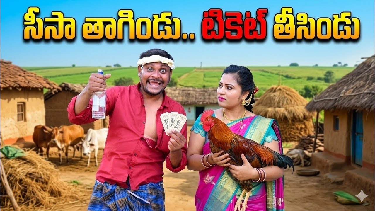 సీసతాగిండు టిక్కెట్టు తీసిండుSESA THAGINDU LATEST VILLAGECOMEDY SHORTFILM SHANKARCOMEDY|RAVALICOMEDY