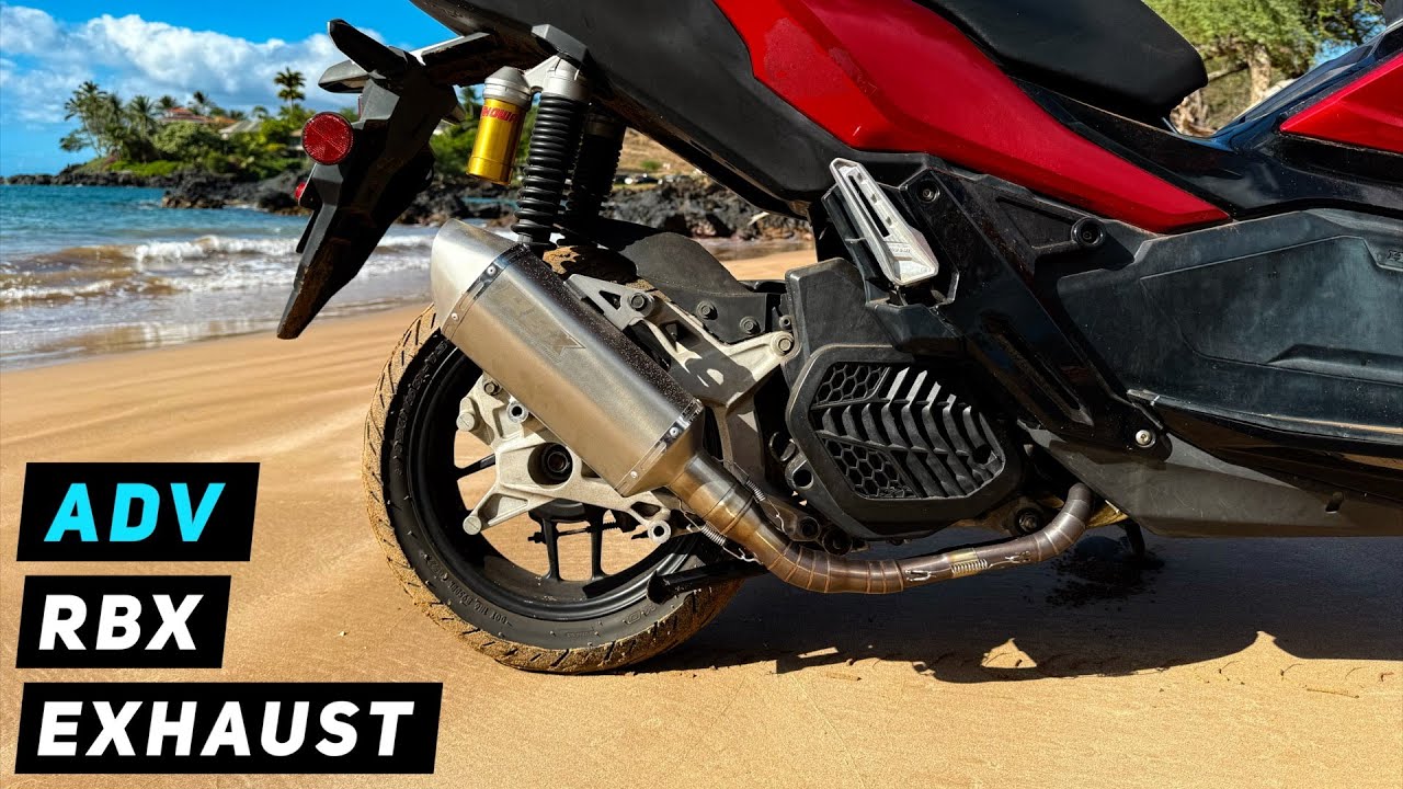 Honda ADV 150 - Модернизация выхлопной системы RBX: тестирование, установка и сравнение