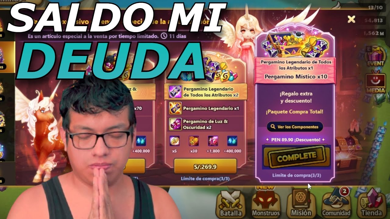 HOY SALDO MI CUENTA CONTIGO COM2US #summonerswar 2026