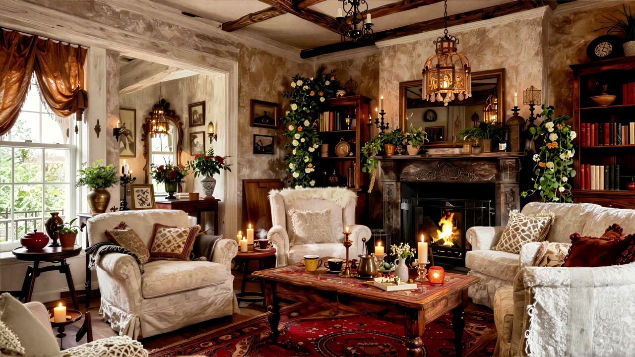 Timeless Cozy Room: Calm Piano Music & Gentle Ambience for Relaxation