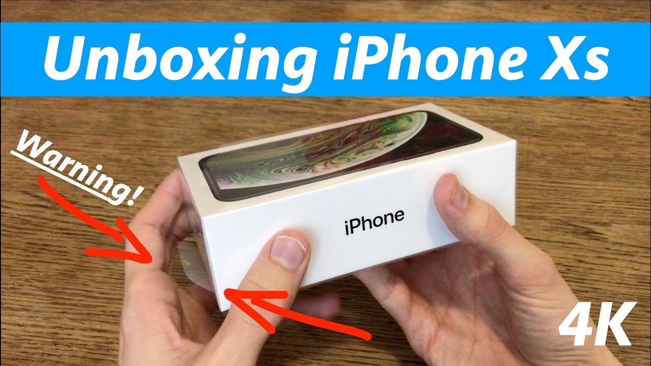 Распаковка iPhone Xs (Space Grey) - поддерживает ли Apple мошенничество без вакуумной упаковки?