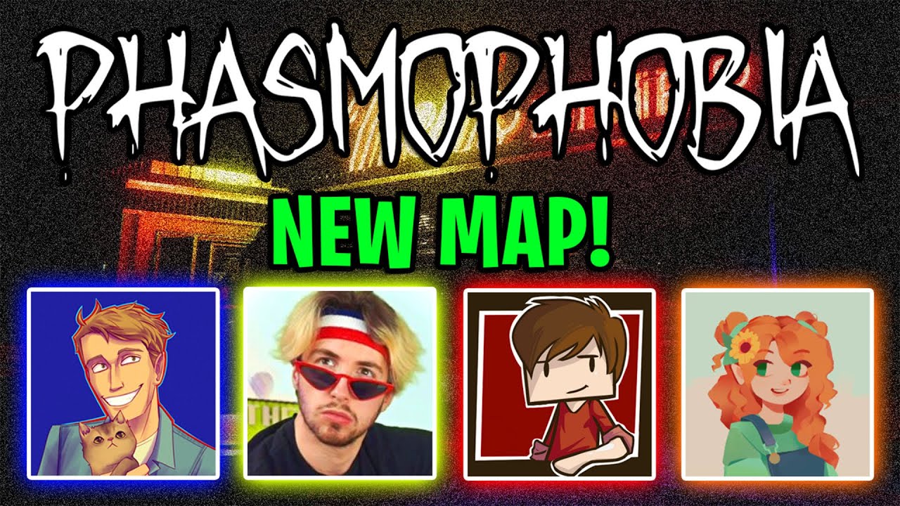 PHASMOPHOBIA!! (New Map Launch!!) /w Grian, Gem & Oli!