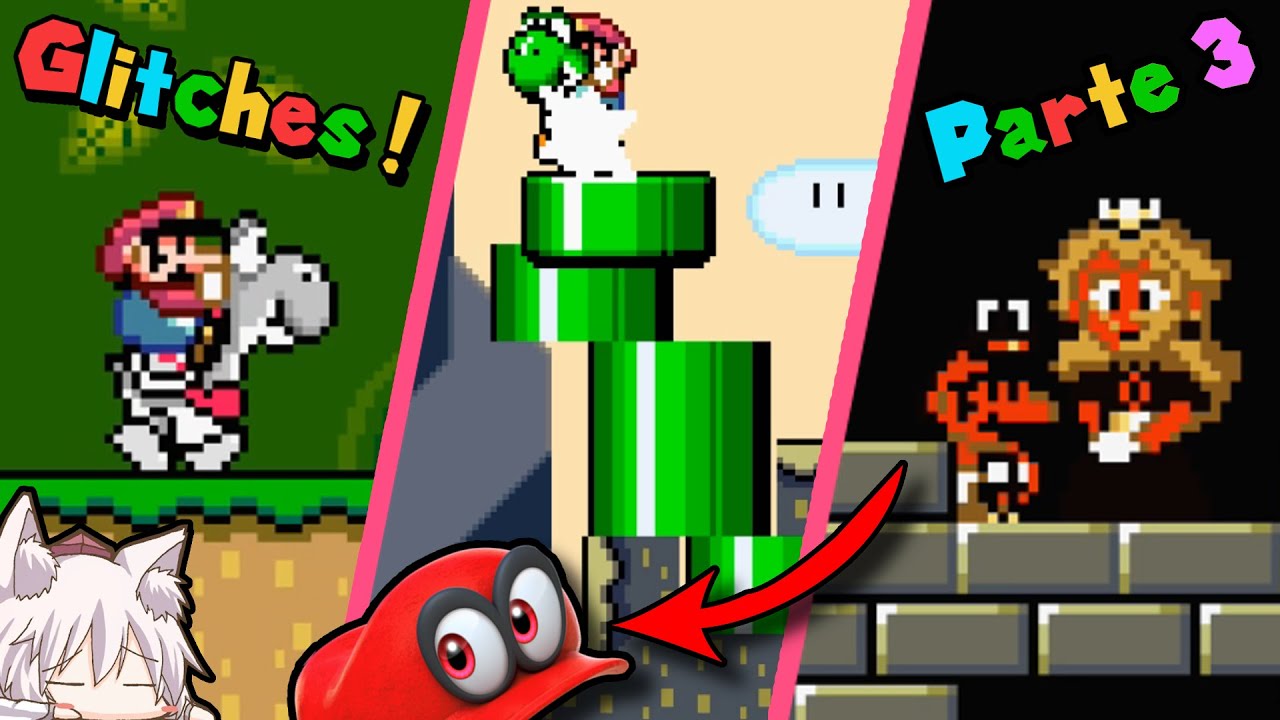 Glitches y Trucos de Super Mario World #3 | Un Yoshi plateado y... CAPPY!?