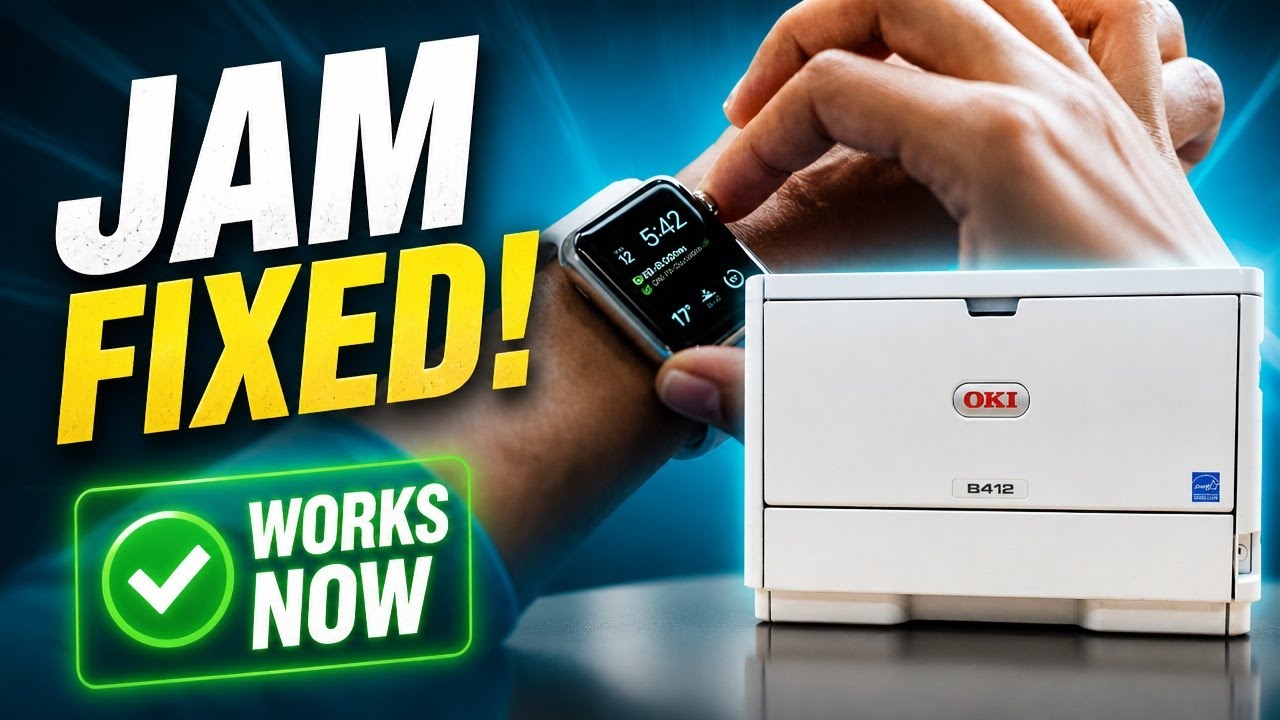 How to Fix 380: Paper Jam Error in Printer OKI B-412