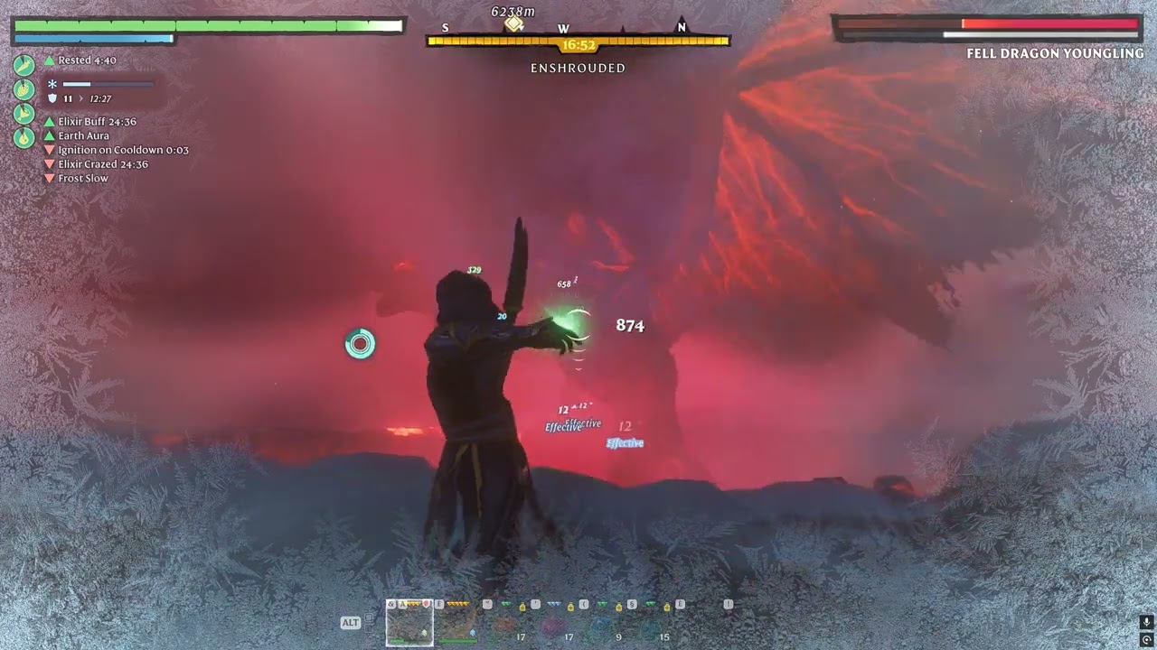 Enshrouded Fell Dragon Youngling Max Difficulty SOLO No Cheese