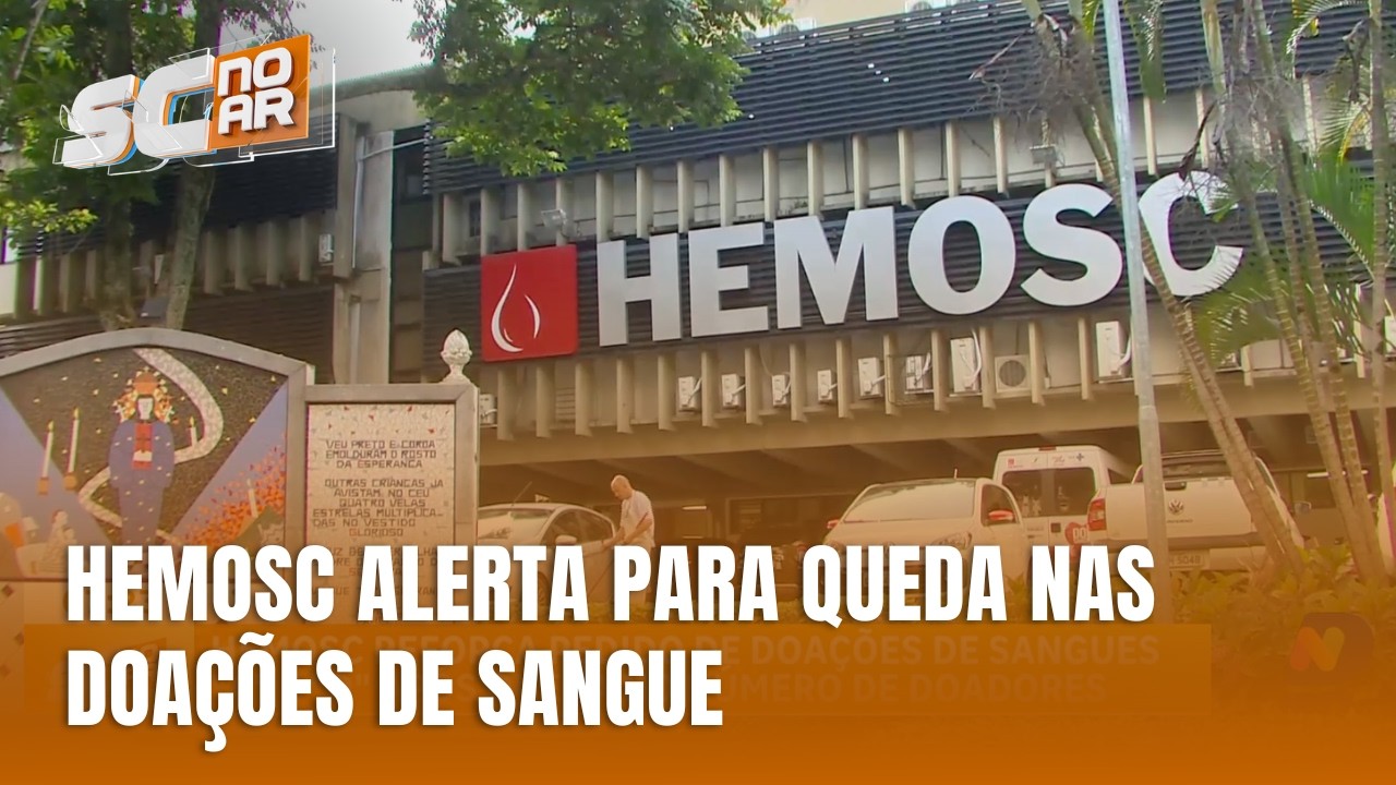 Hemosc alerta para queda nas doa&ccedil;&otilde;es de sangue em SC e alta demanda