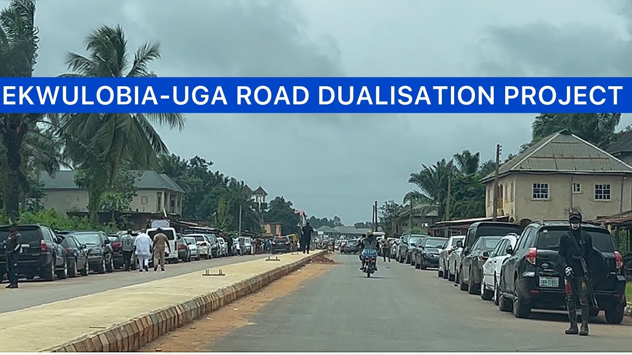 NEW UPDATE ON UGA-EKWULOBIA ROAD DUALISATION PROJECT ONGOING IN ANAMBRA STATE NIGERIA.