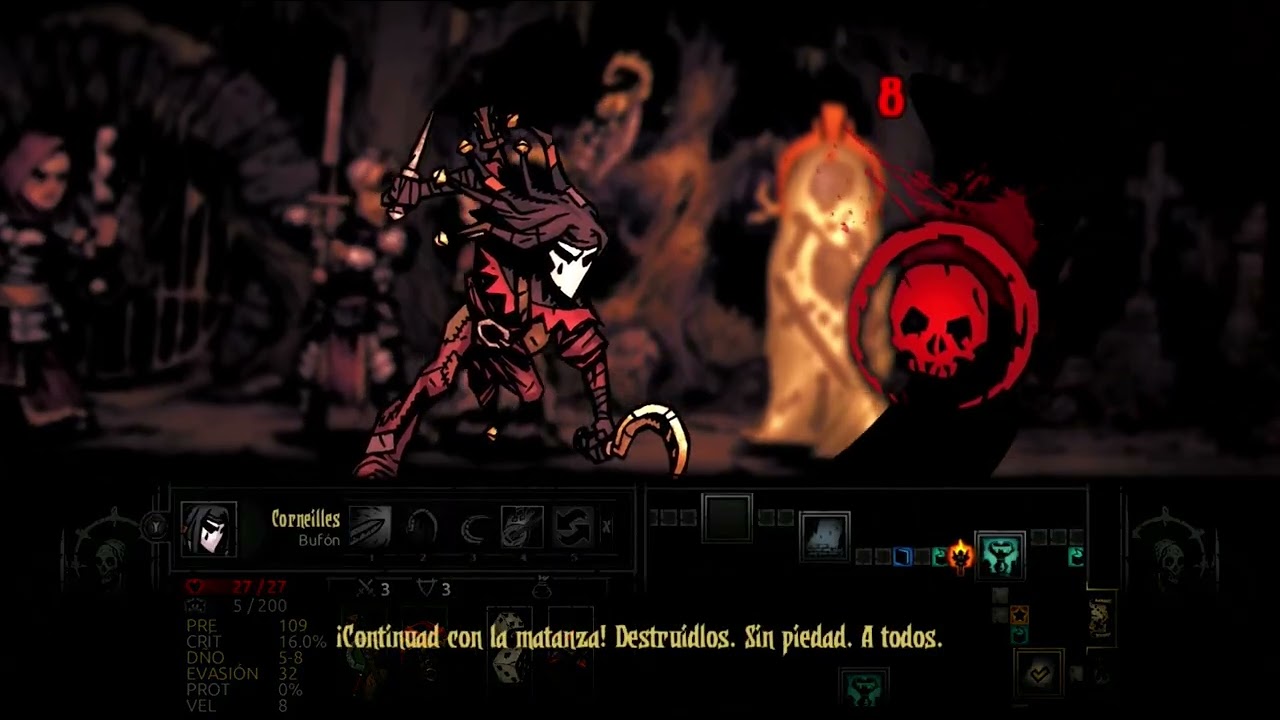Cañon de 8 libras del bandido | Darkest Dungeo capítulo 6