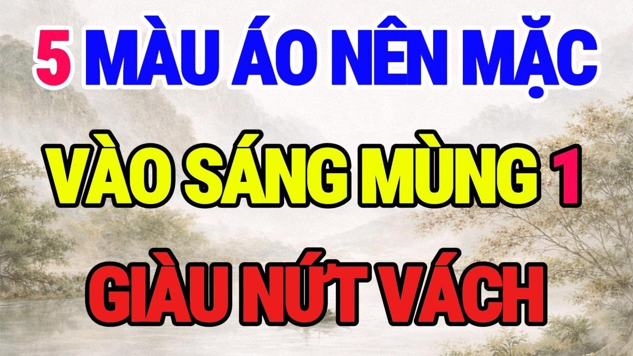 MÙNG 1 TẾT 2026 – MẶC 5 MÀU ÁO NÀY, NĂM MỚI MAY MẮN, TIỀN BẠC ÙN ÙN KÉO ĐẾN!