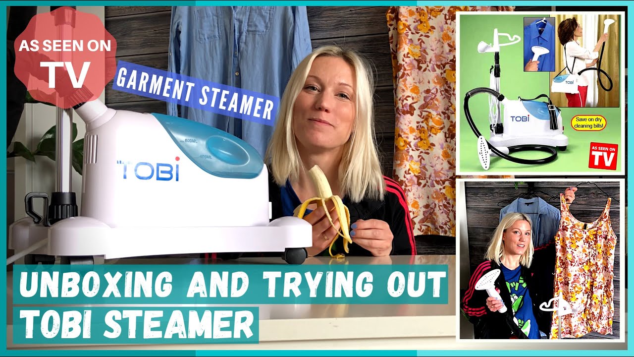 UNBOXING & REVIEW | Garment Steamer Put To The Test! | AS SEEN ON TV - TOBI STEAMER