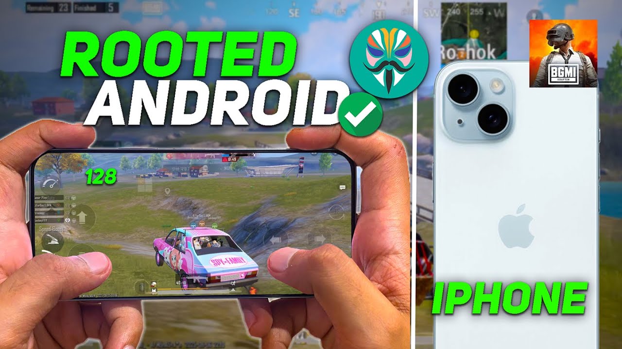 Rooted Android vs iPhone 🔥 Gaming Performance | How to Install Custom ROM & Overclock with AI