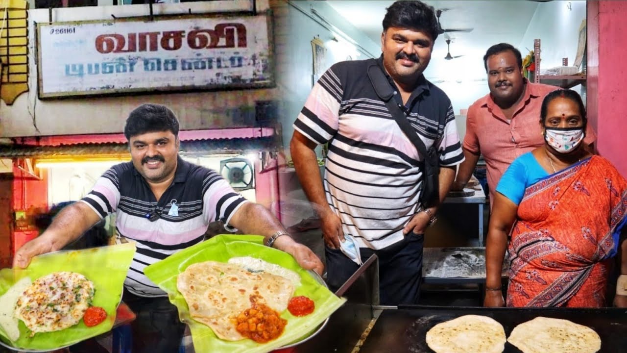TIKTOK star தாய் தந்தையுடன் நடத்தும் குடும்ப உணவகம் | சப்பாத்தி சென்னா மசாலா & வெங்காய ஊத்தப்பம்